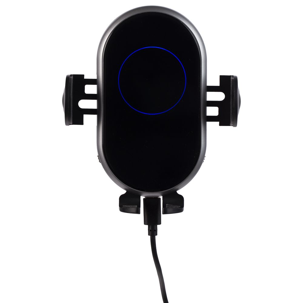 Держатель для смартфона Cleaver с беспроводной зарядкой фото на сайте Print Logo.