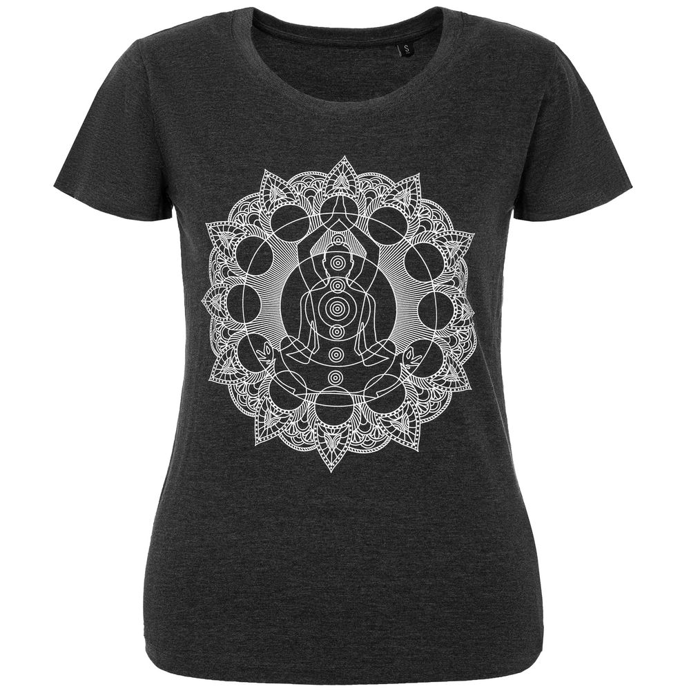 Футболка женская Chakraday — пример нанесения логотипа (CoolColor) | Print Logo