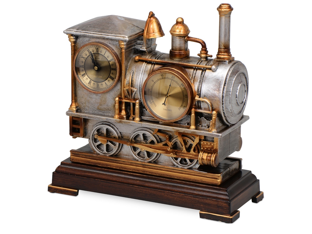 Погодная станция Паровоз с логотипом  | Print Logo