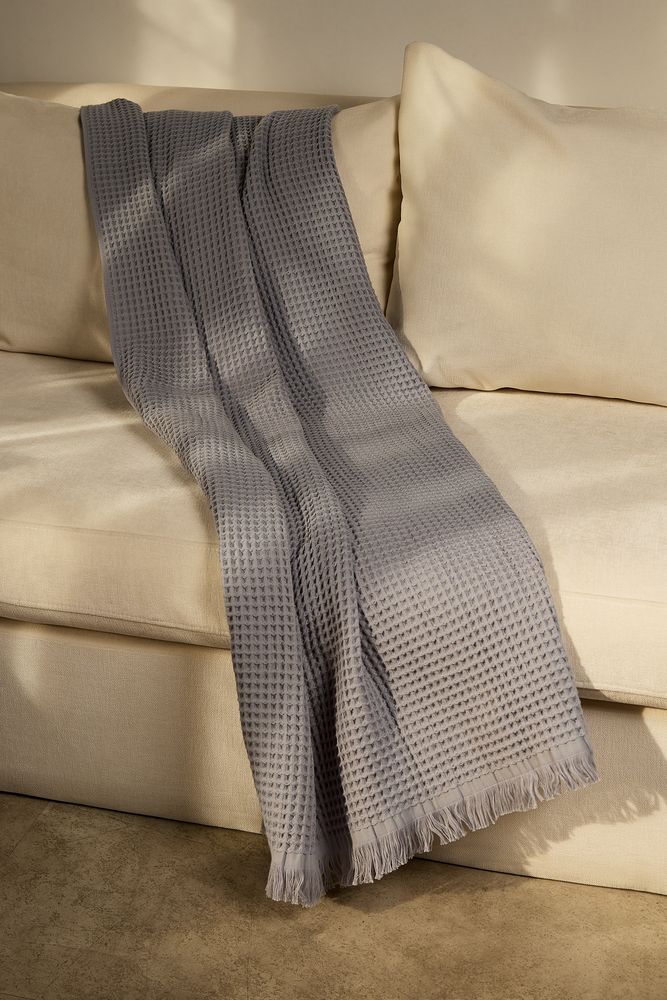 Плед вафельный Elenglect фото на сайте Print Logo.