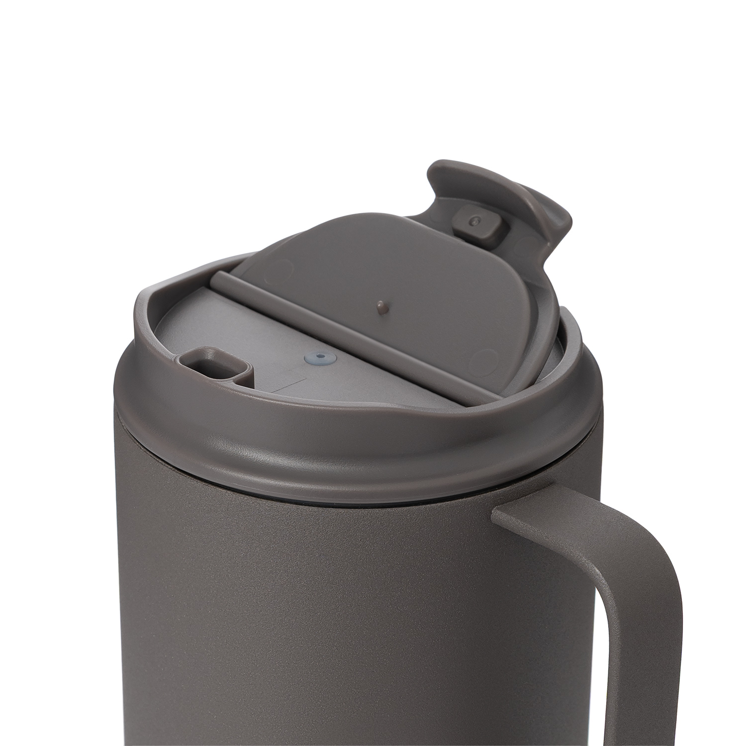 Термокружка вакуумная Авентура, серая