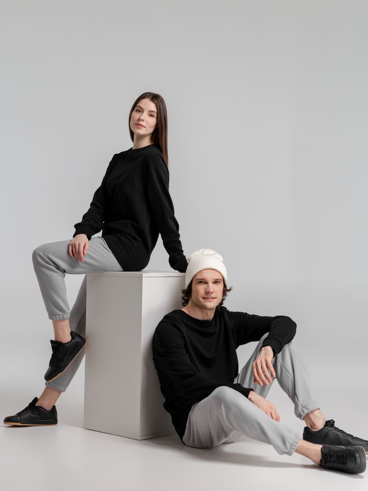 Свитшот унисекс BNC Inspire (Organic), черный, размер S