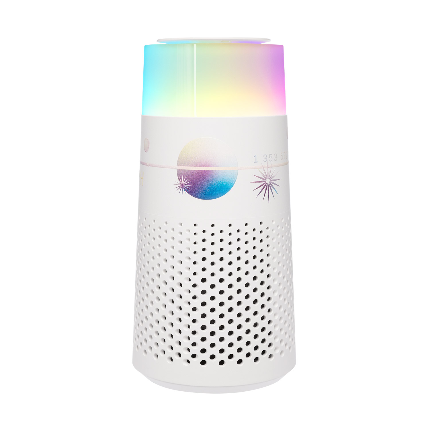 Очиститель воздуха с подсветкой Пьюр (Pure), белый