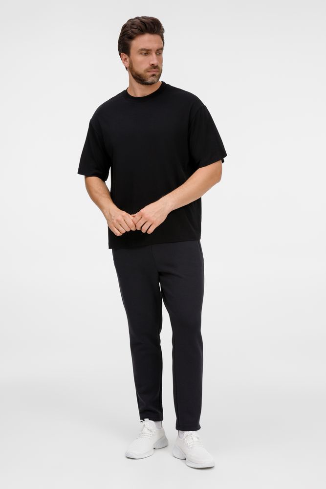 Футболка оверсайз унисекс Lavinia, черная, размер M/L