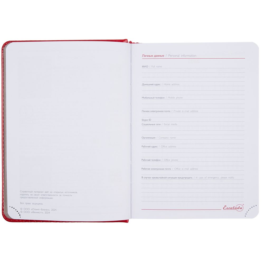 Ежедневник Faro Mini, датированный