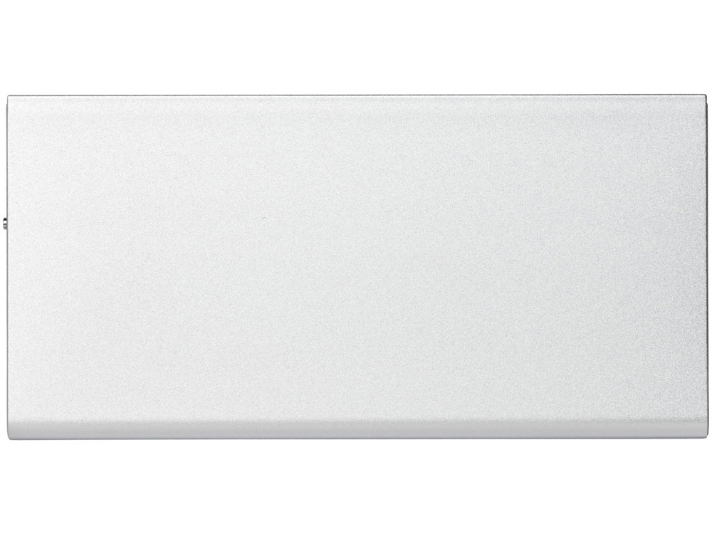 Алюминиевое портативное зарядное устройство Plate 8000 мА∙ч, серебристый