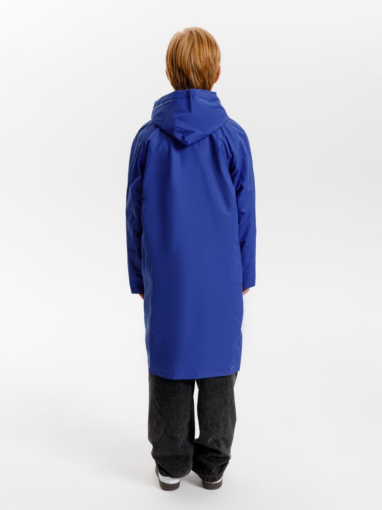 Дождевик детский RainDrop Kids, ярко-синий, 12 лет (рост 142-152)