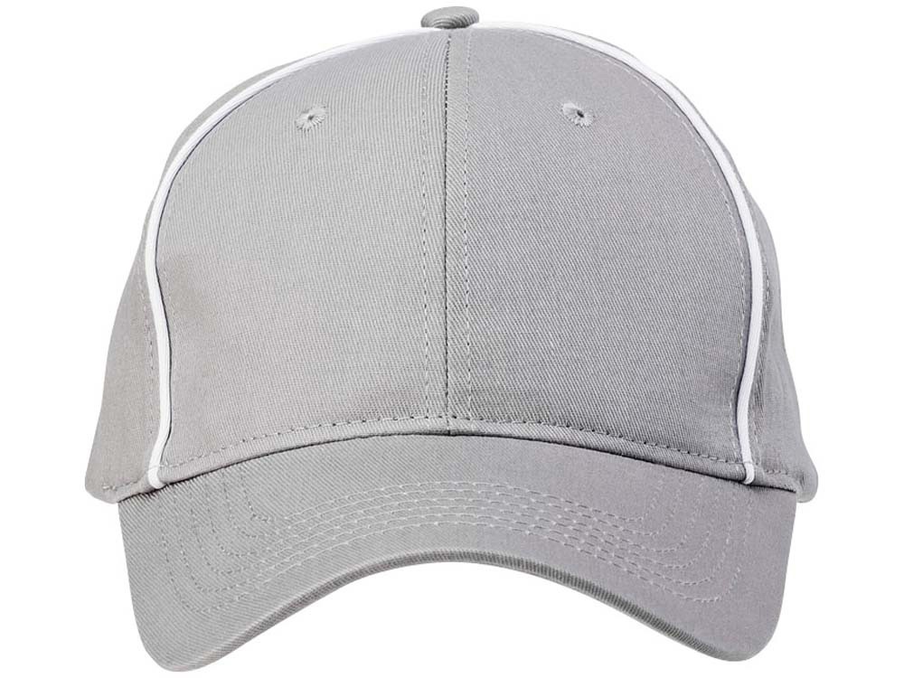 Бейсболка Break 6-ти панельная, серый/белый