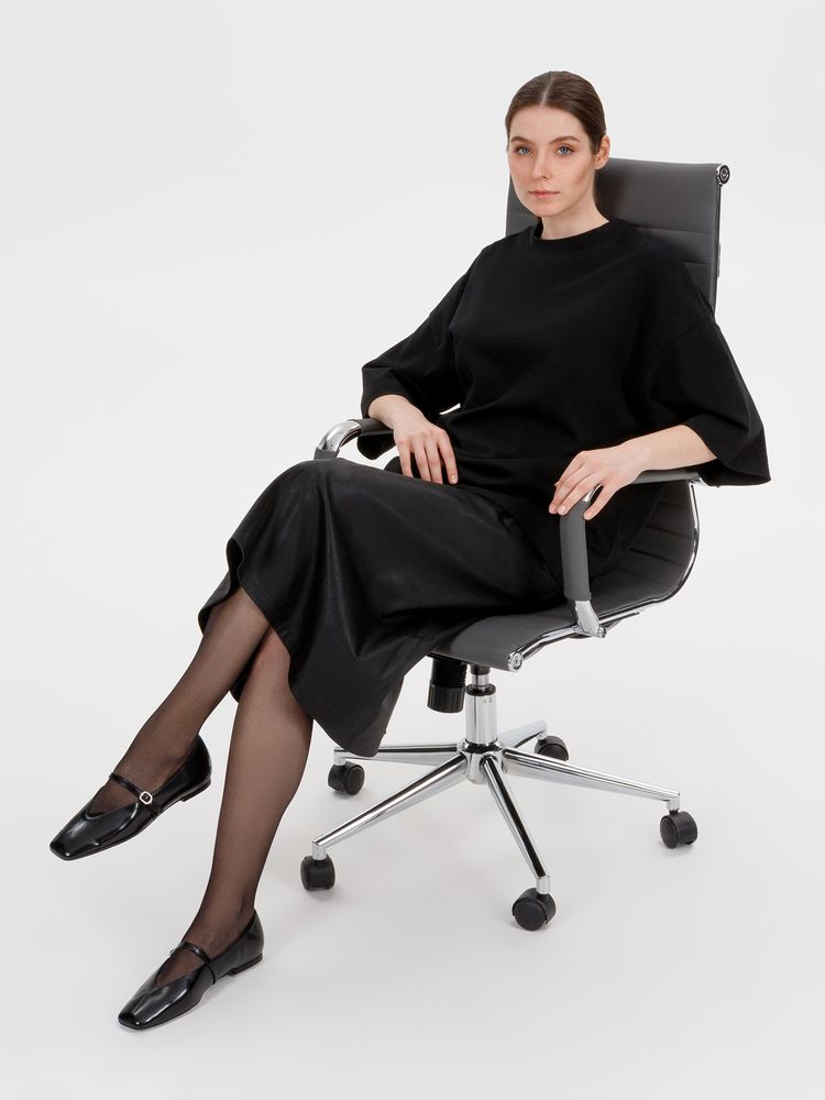 Футболка оверсайз Big boss, черная, размер 3XL/4XL