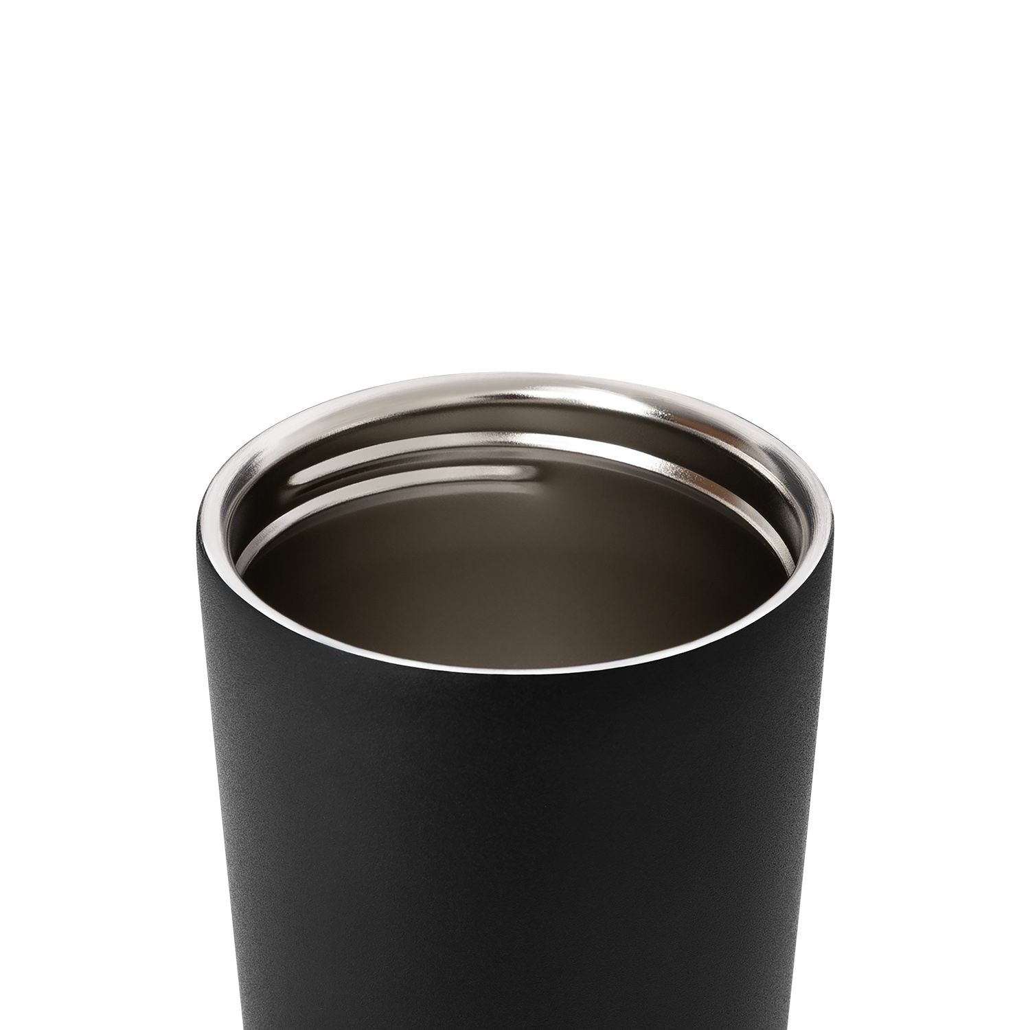 Термокружка вакуумная Страда (Strada), серая — пример нанесения логотипа (Portobello Термокружки) | Print Logo