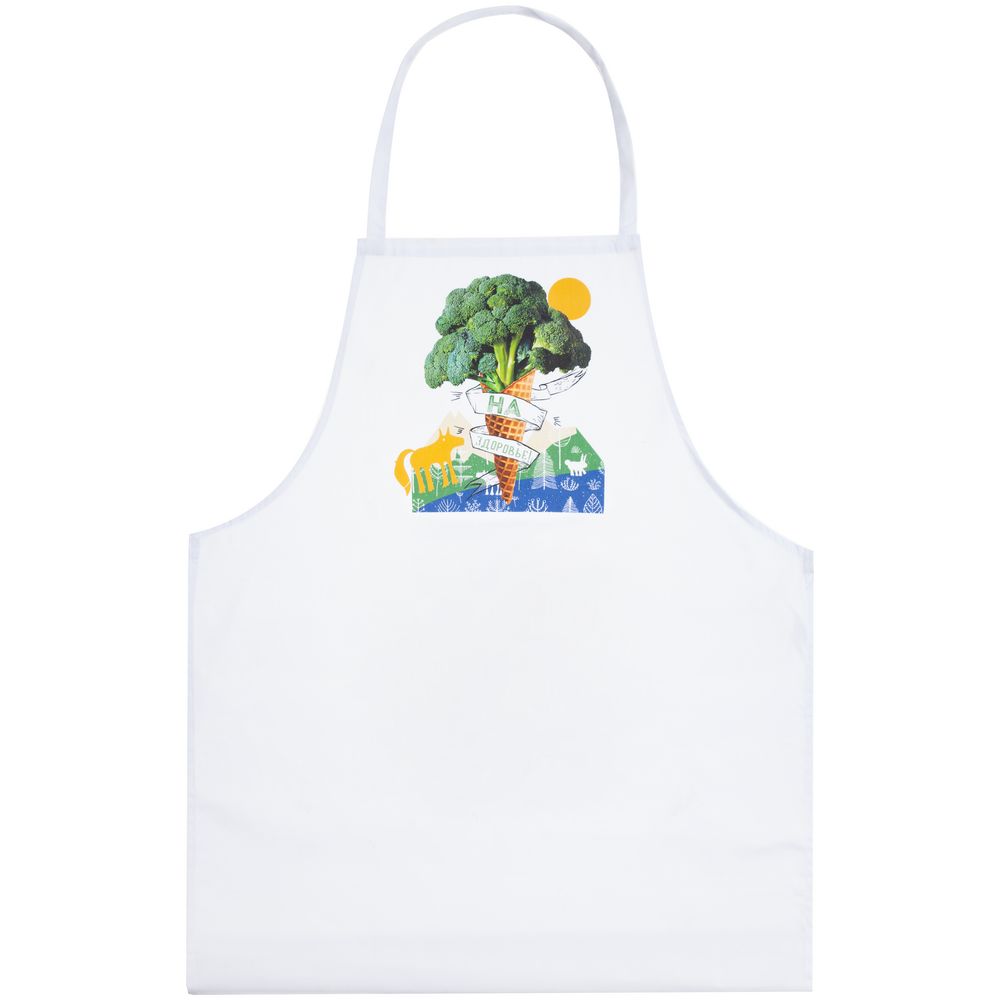 Фартук «На здоровье!» — пример нанесения логотипа (CoolColor) | Print Logo