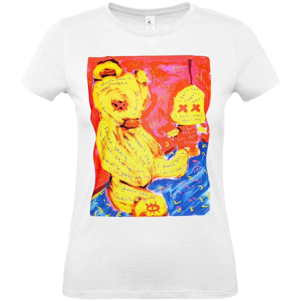 Футболка женская I Don't See You — пример нанесения логотипа (CoolColor) | Print Logo