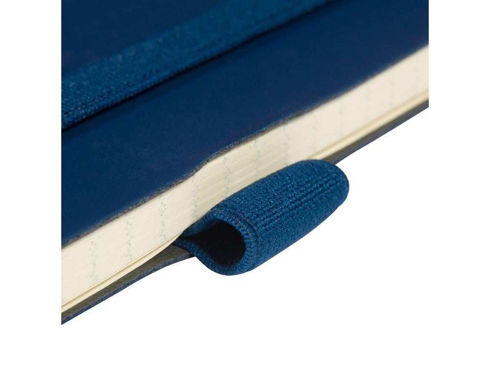 Блокнот А5  City Flex на резинке, синий (Р)