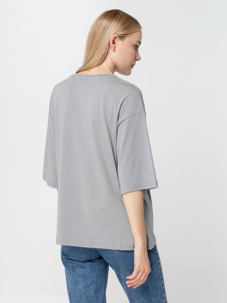 Футболка унисекс оверсайз Street Vibes, серая, размер XS/S