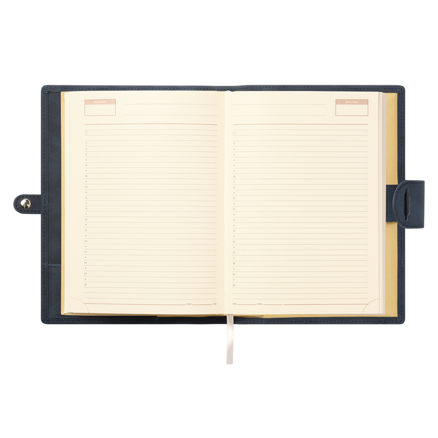 Ежедневник-портфолио Пассаж (Passage NEO) недатированный в подарочной коробке, черный фото на сайте Print Logo.