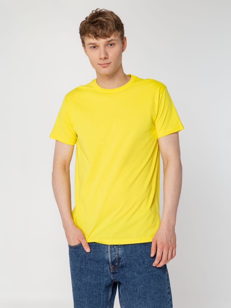 Футболка унисекс T-bolka 160, желтая, размер XXL