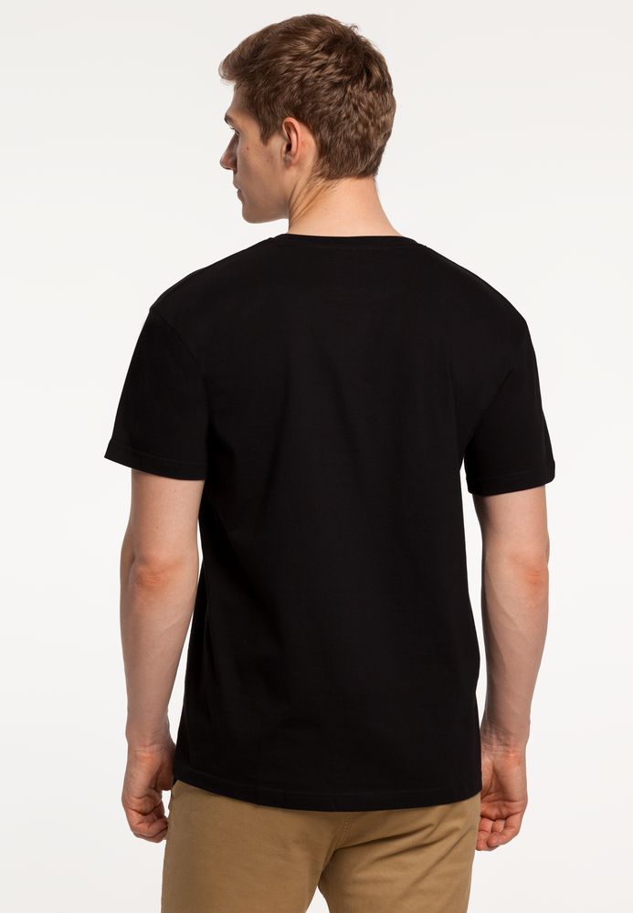 Футболка «Будь храбрым!» — пример нанесения логотипа (Принтэссенция) | Print Logo