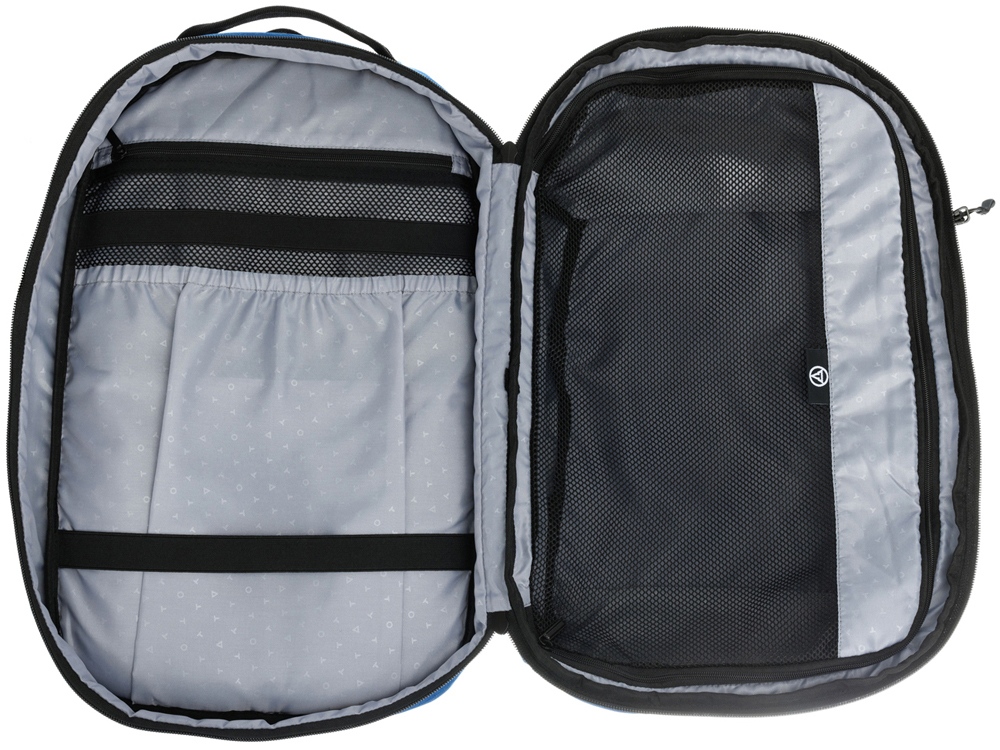 Рюкзак TORBER РИТМ с отделением для ноутбука 15'', синий, полиэстер, 31 x 20 x 47 см, 29 л