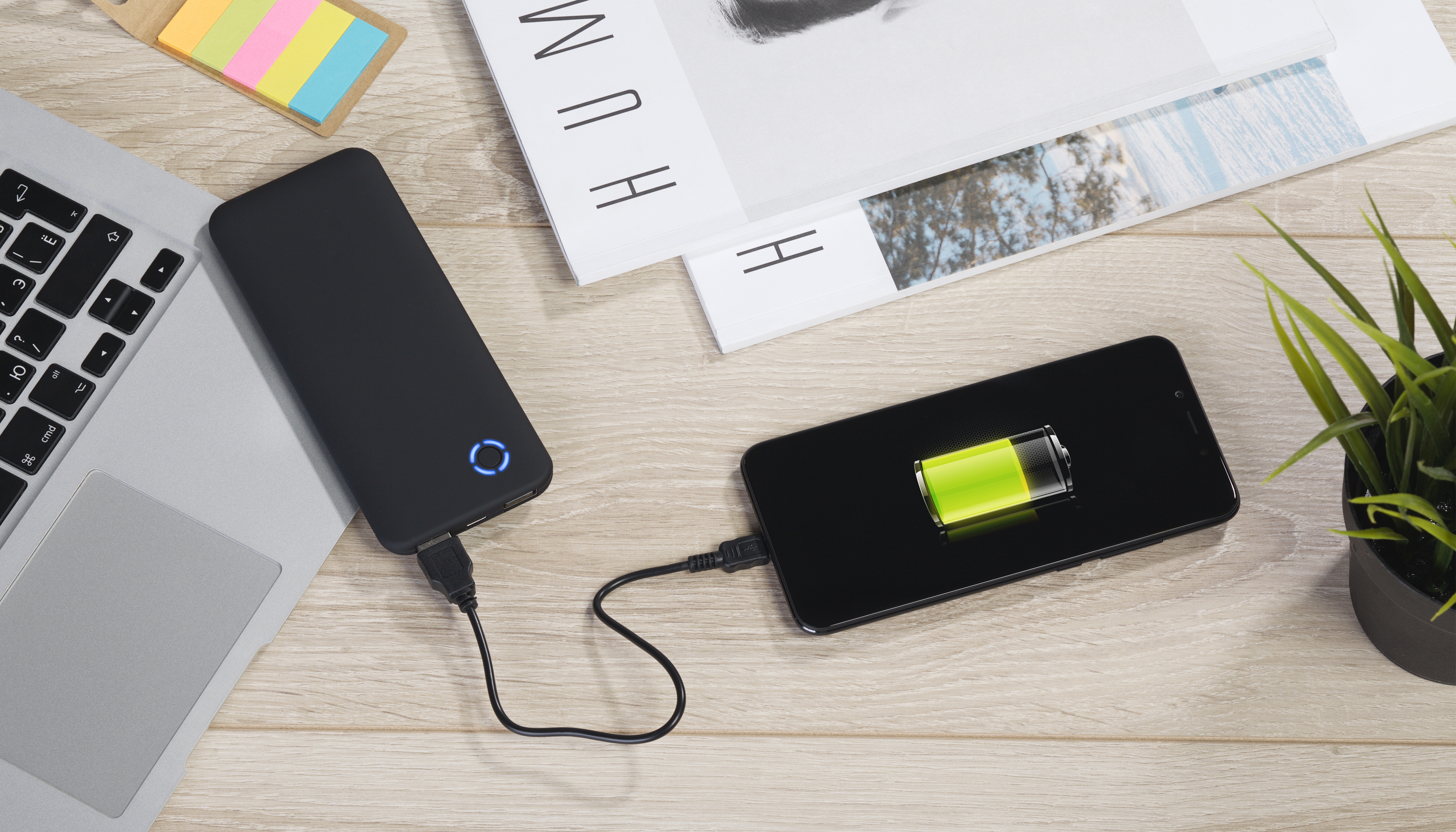 Зарядное устройство "Blade SOFTTOUCH", 5000mAh, черный