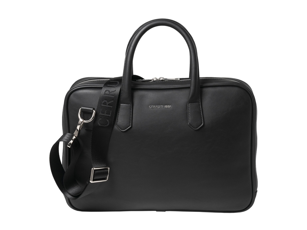 Сумка для ноутбука Zoom Black с логотипом Cerruti 1881 | Print Logo