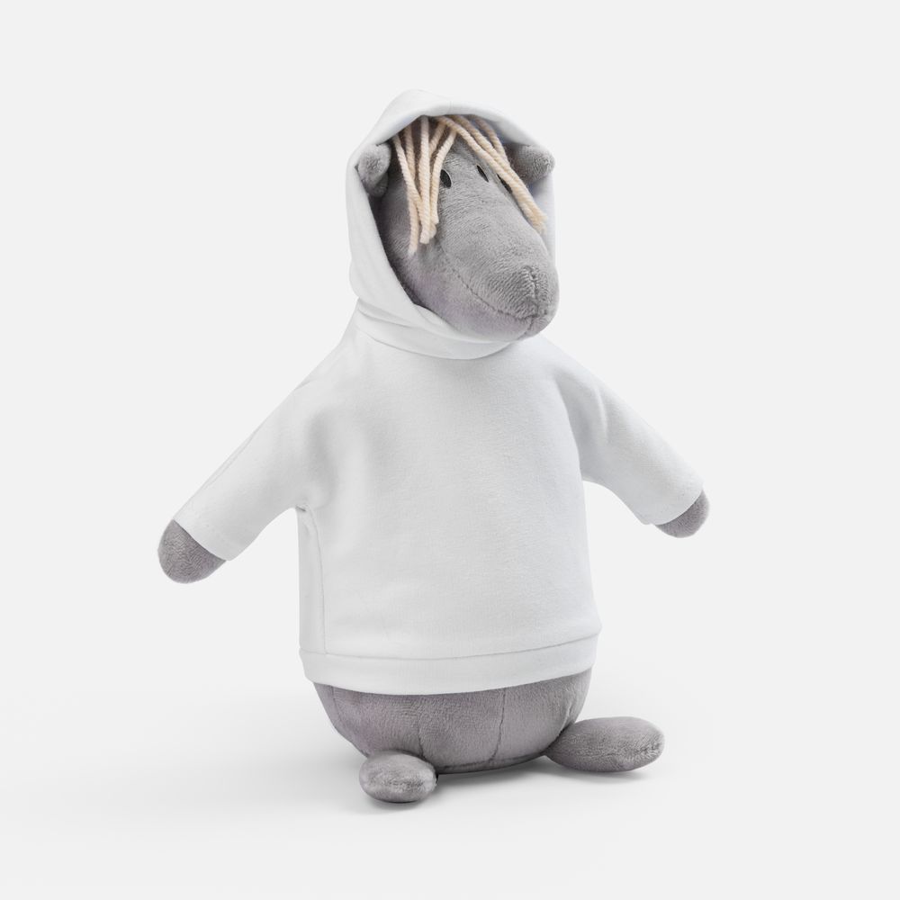 Мягкая игрушка HoodieHorse — пример нанесения логотипа (сделано в России) | Print Logo