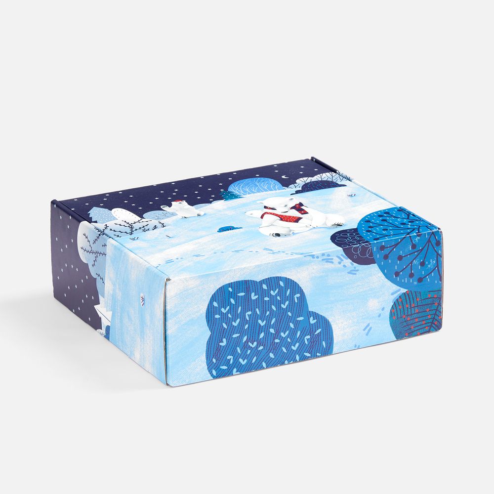 Набор «Праздничный полюс» — пример нанесения логотипа () | Print Logo