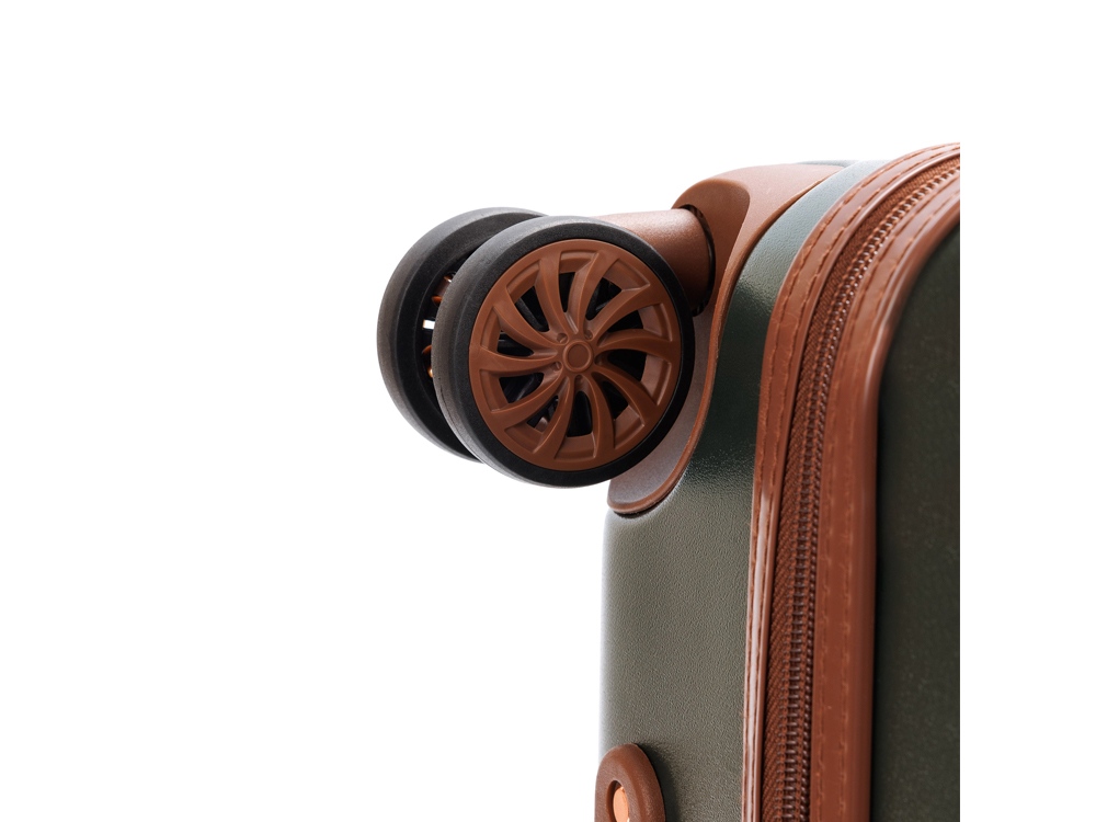 Чемодан BUGATTI АМЕЛИЯ | AMELIA, зеленый, поликарбонат / АБС-пластик, 42х24х67 см, 55 л