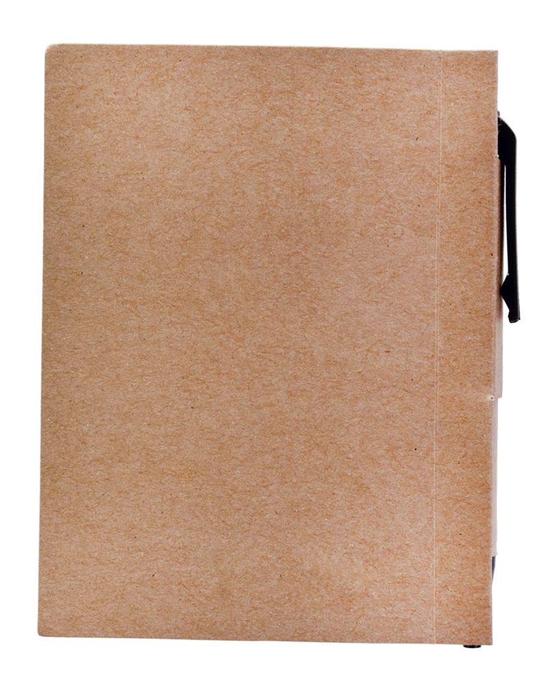 Мини-блокнот Eco Light с ручкой с черными элементами фото на сайте Print Logo.