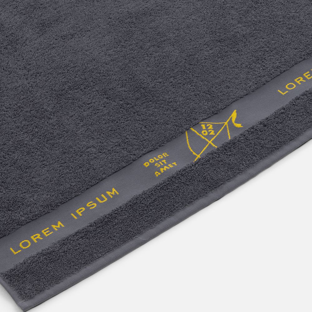 Полотенце на заказ Surpass с логотипом в бордюре с логотипом  | Print Logo