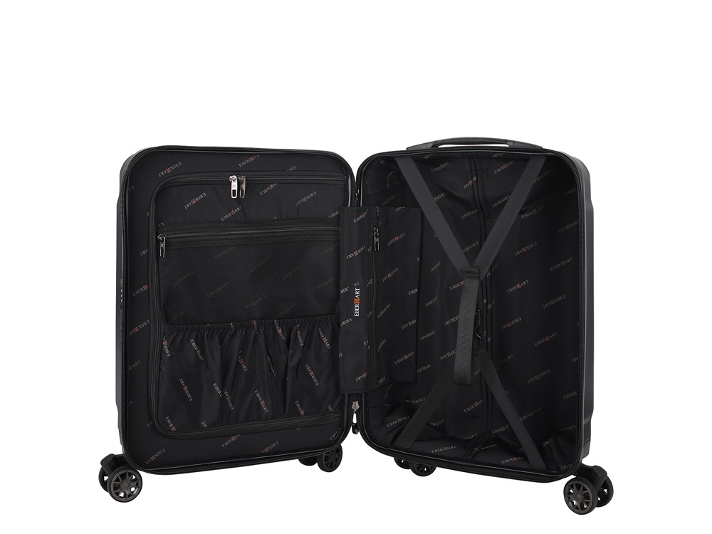 Чемодан Eberhart Craft маленький S поликарбонат черный 08C-009-420