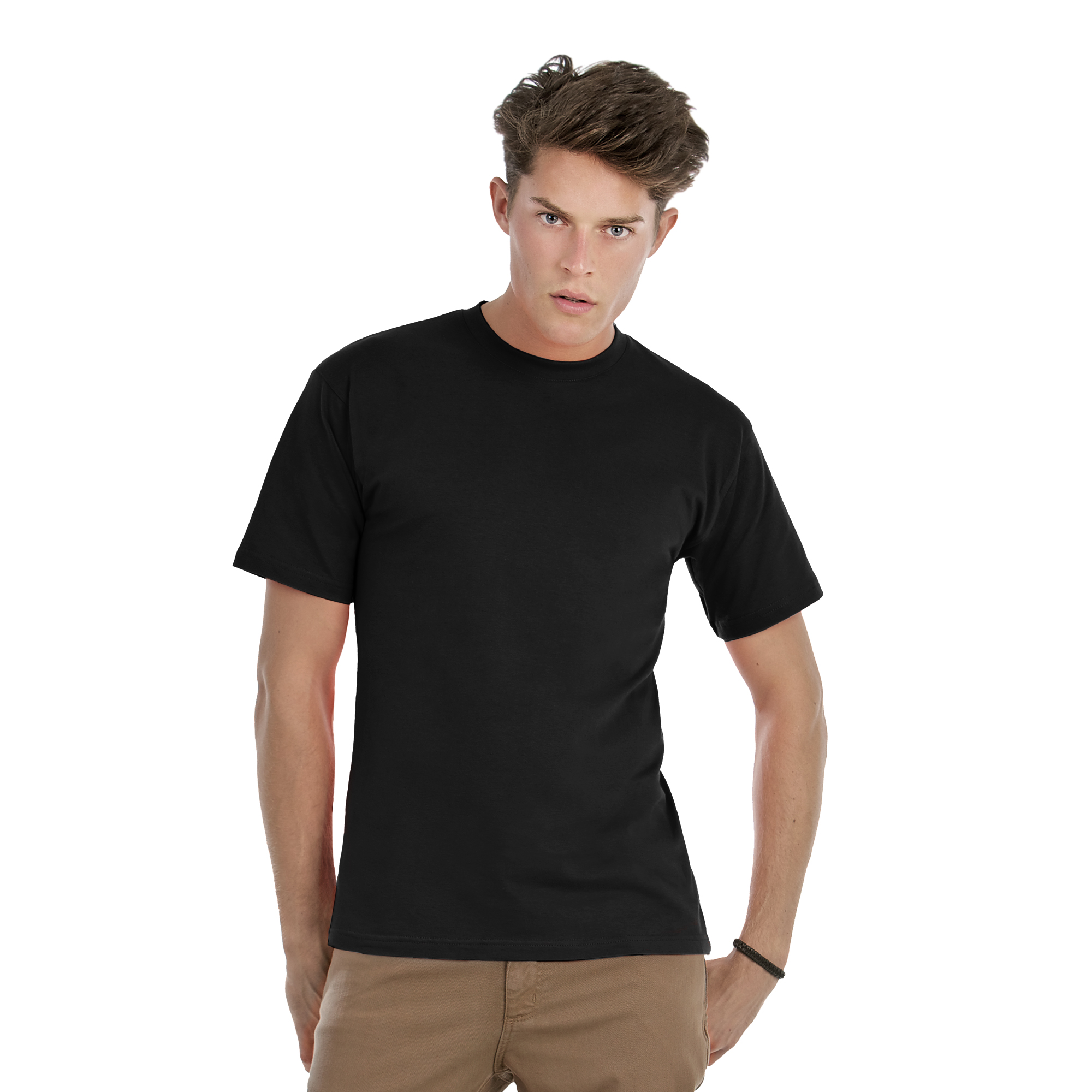 Футболка Exact 150, белая/white, размер M фото на сайте Print Logo.