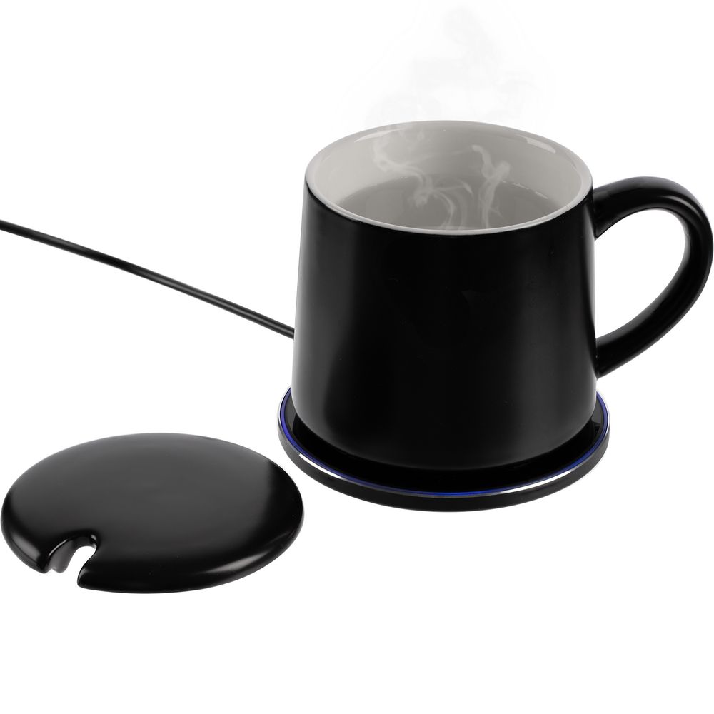Кружка с подогревом и беспроводной зарядкой dualBase ver. 2.0 Matt фото на сайте Print Logo.