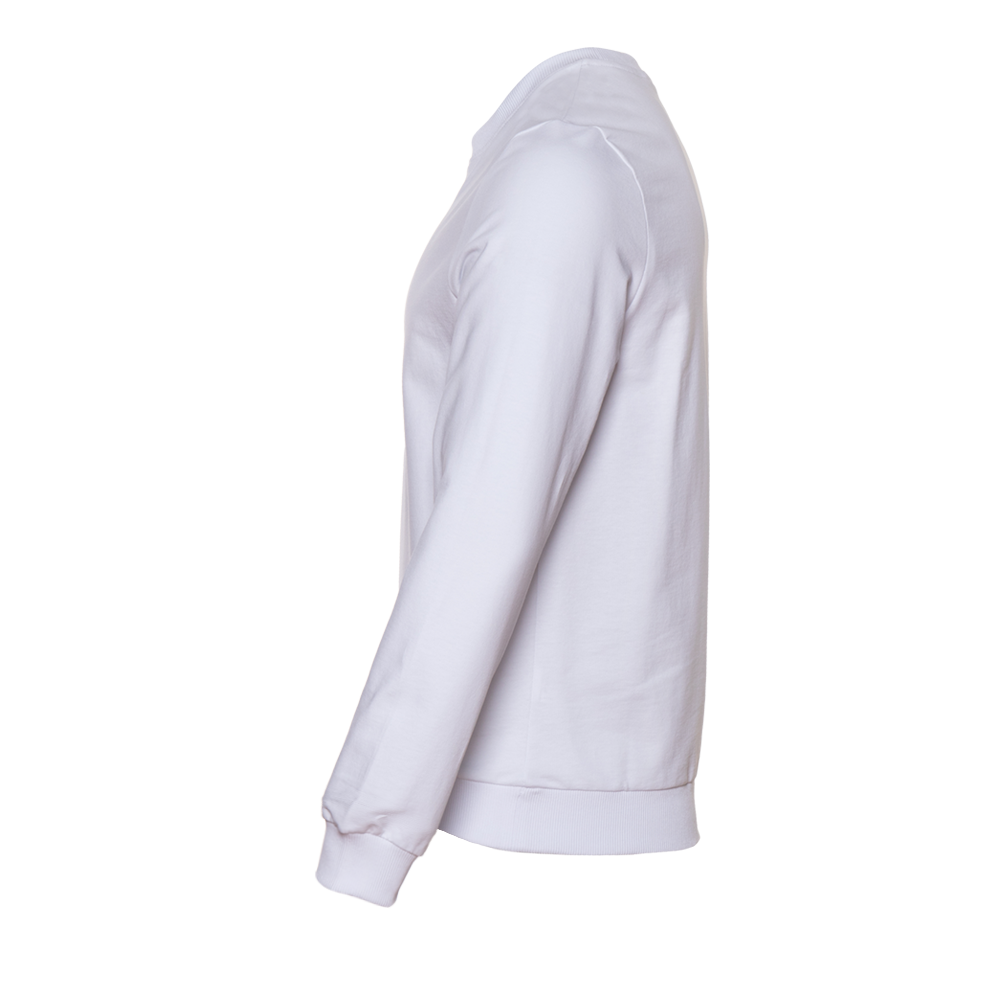 Свитшот унисекс STAN футер без начёса, 260, 63, Белый,  (10/1)  (44/XS)