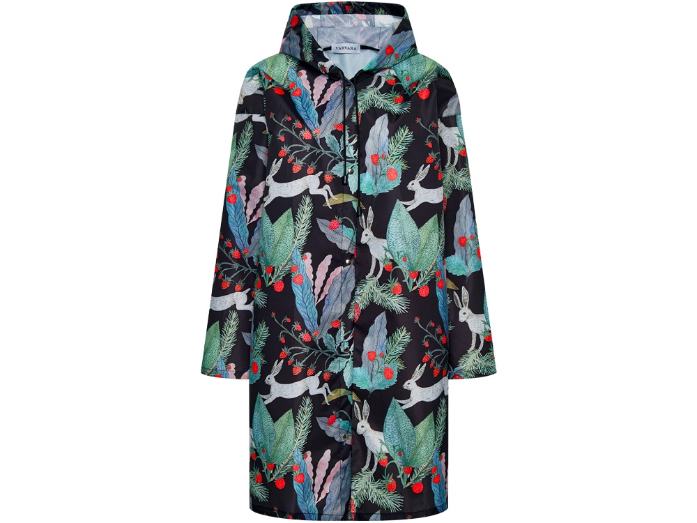 Дождевик Зайцы с логотипом Varvara | Print Logo
