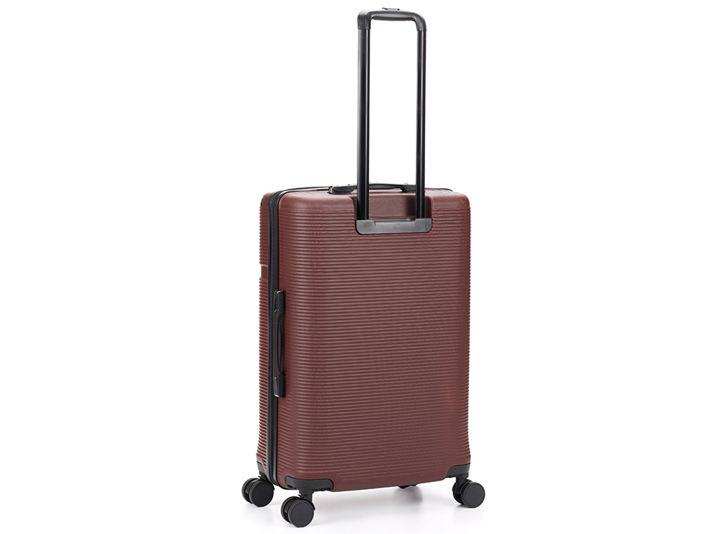 Чемодан TORBER ОНЕГА, бордовый, ABS-пластик, 79,5 х 51 х 29 см, 103 л