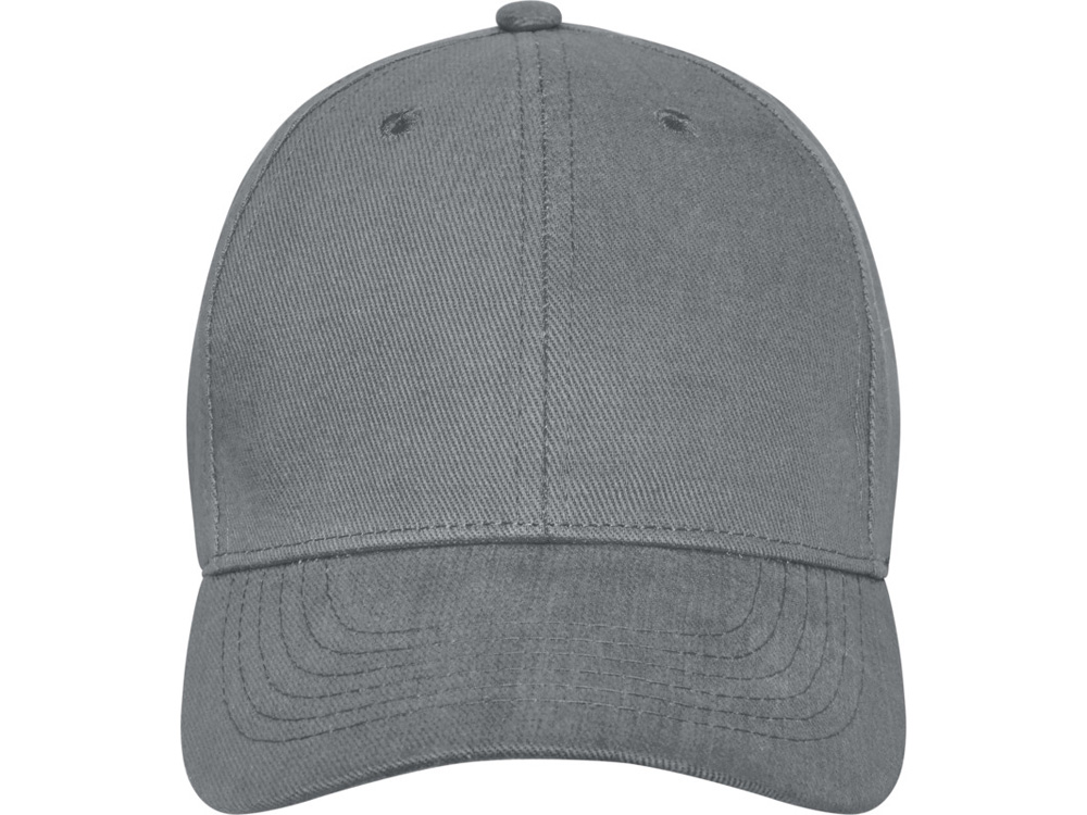 Бейсболка Davis, 6 панелей, серый