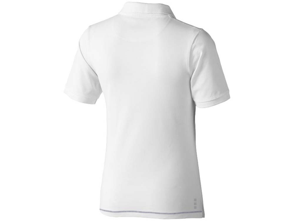 Calgary женская футболка-поло с коротким рукавом, белый/темно-синий