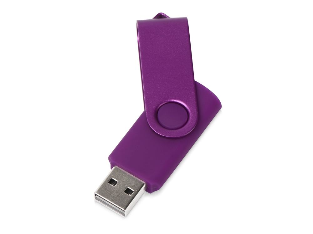 Флеш-карта USB 2.0 8 Gb Квебек Solid, фиолетовый