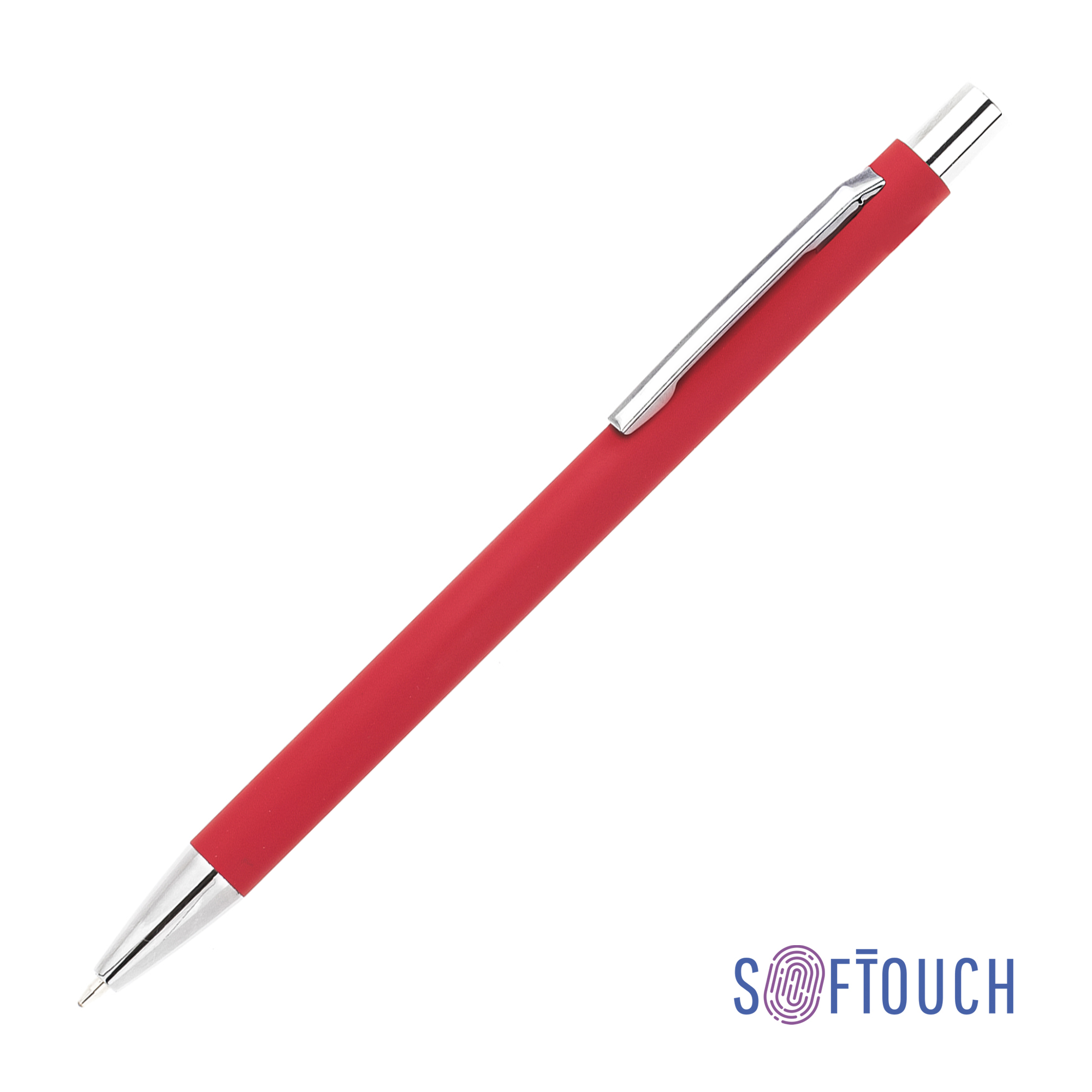 Ручка шариковая "Trade", покрытие soft touch, белый