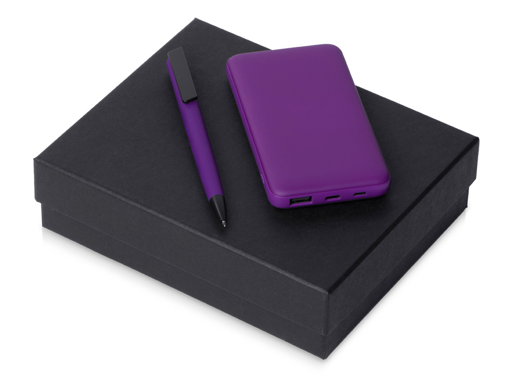 Подарочный набор COLOR IT c ручкой и повербанком с логотипом  | Print Logo