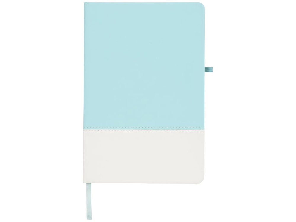 Блокнот А5 двухцветный, мятный/белый