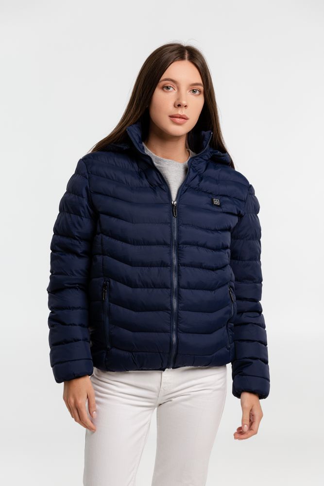 Куртка с подогревом Thermalli Chamonix темно-синяя, размер XL