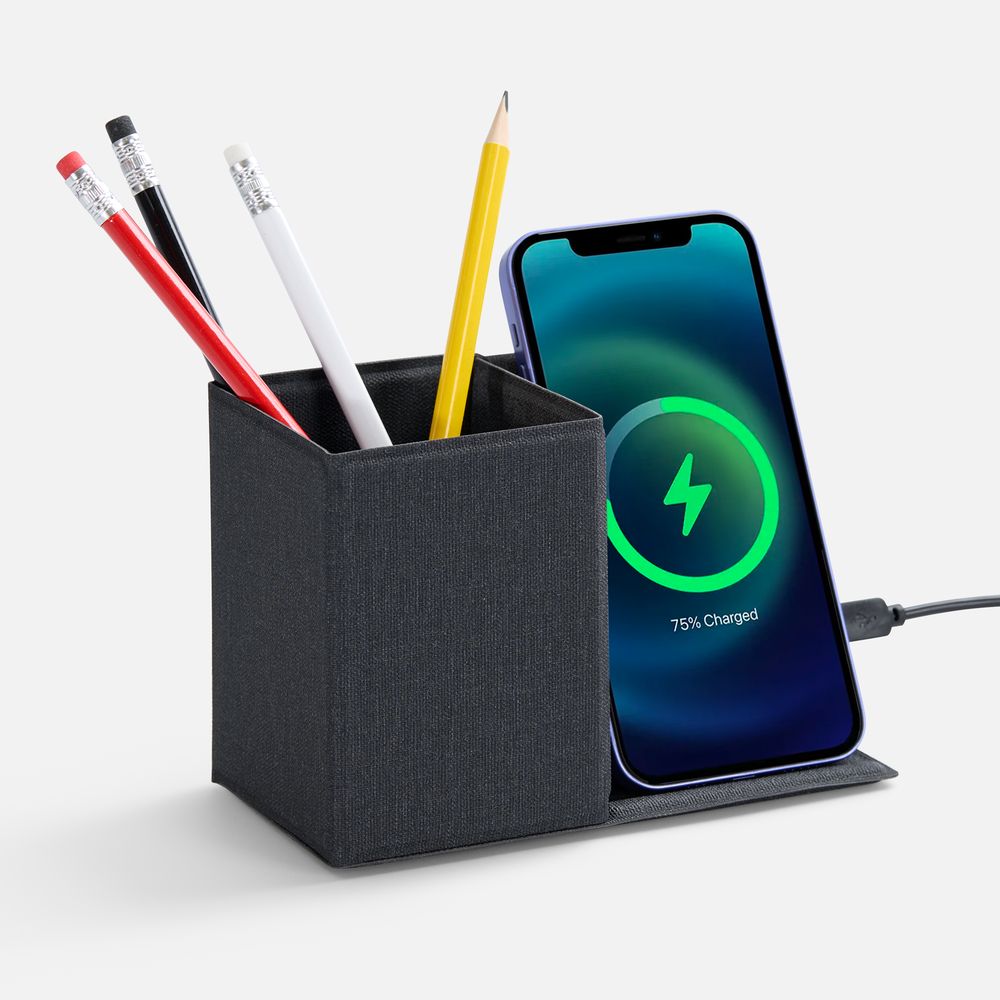 Складной органайзер с беспроводной зарядкой Midstream ver.2 с логотипом  | Print Logo