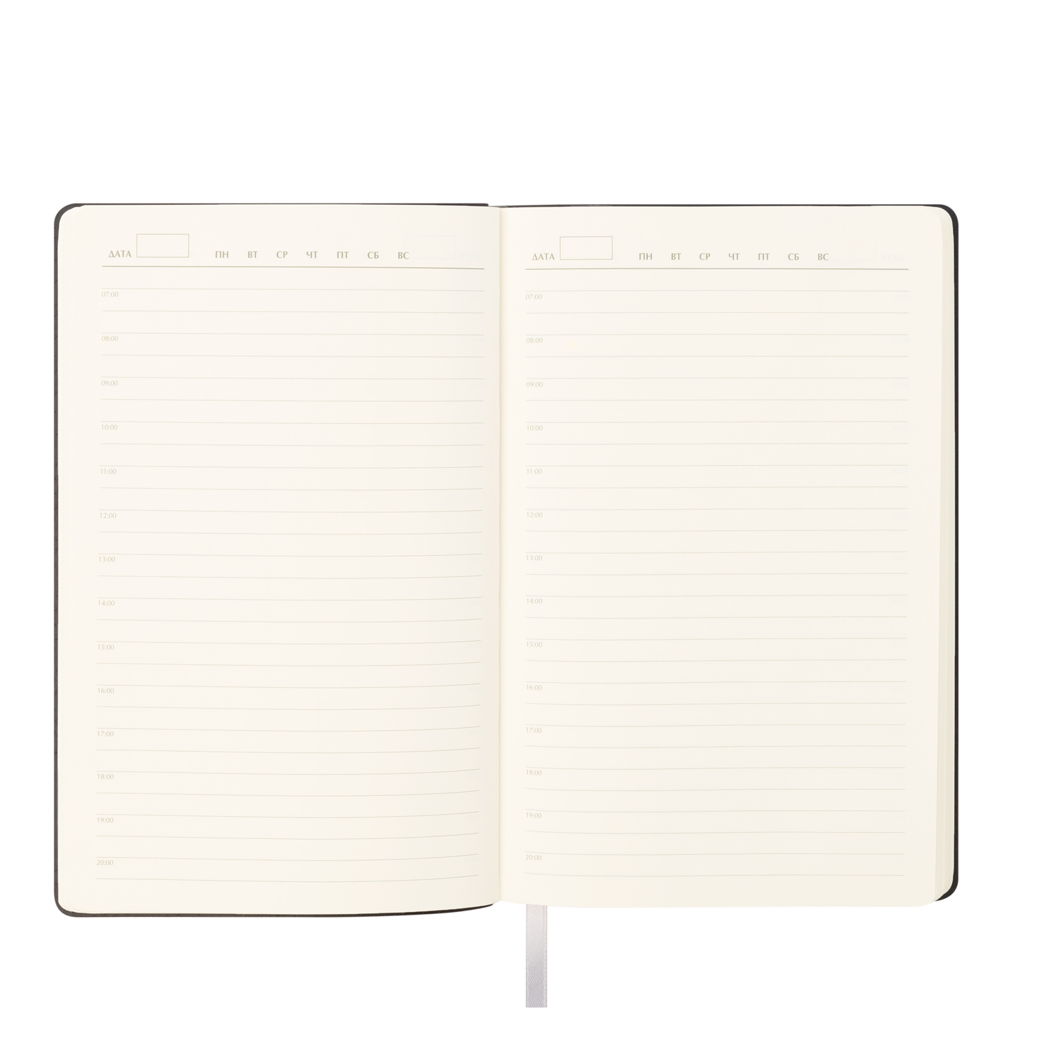 Ежедневник Вельвет Сити (Velvet City) недатированный, белый  (без упаковки, без стикера)