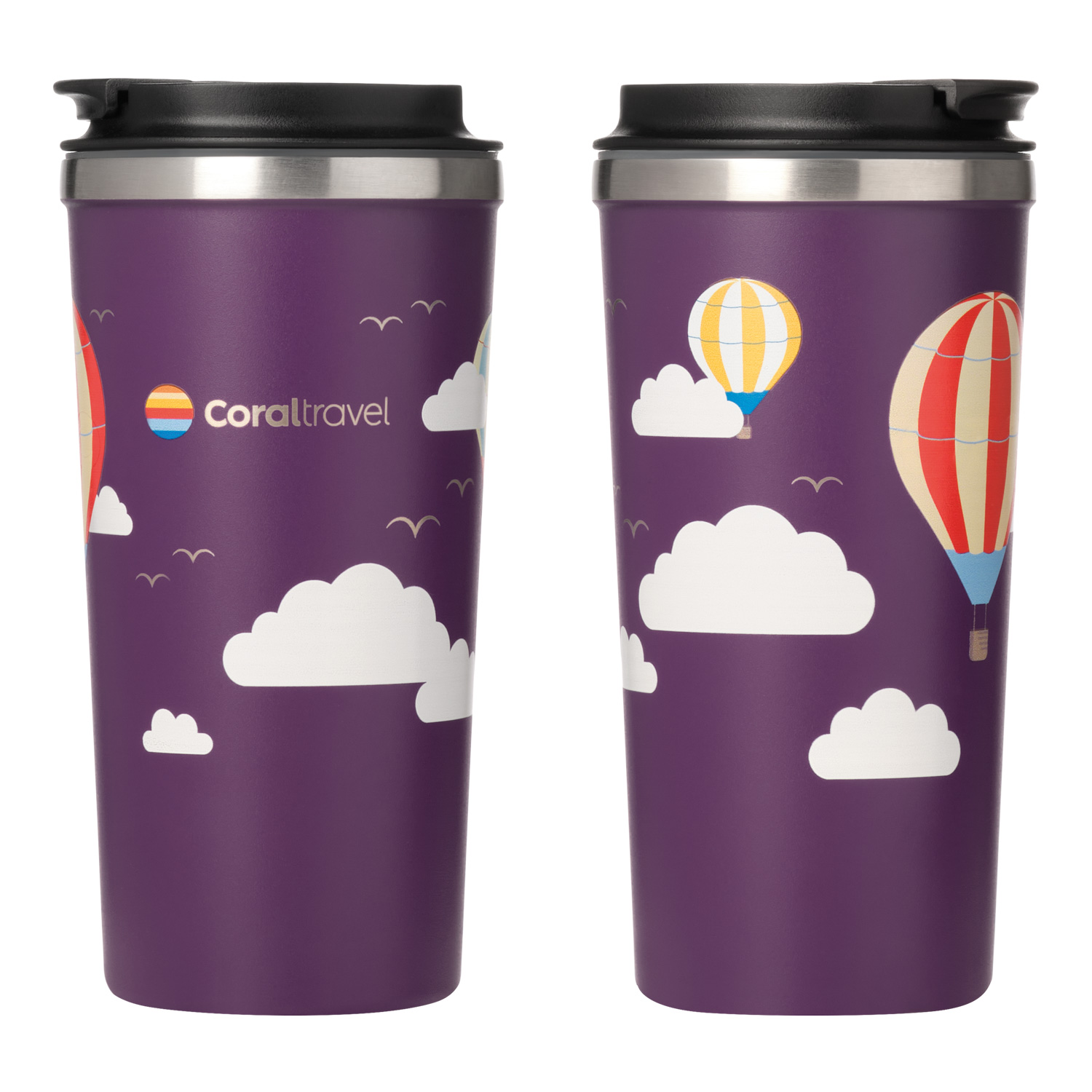 Термокружка вакуумная Палермо (Palermo), фиолетовая
