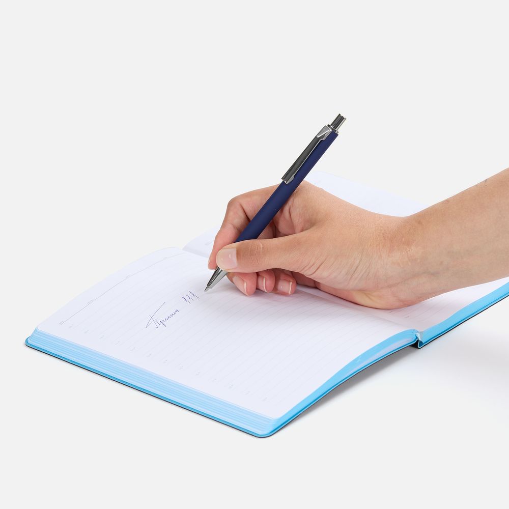 Ручка шариковая Lobby Soft Touch Chrome