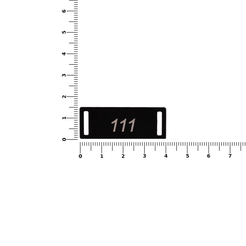 Шильдик металлический Kova фото в интернет-магазине Print Logo.