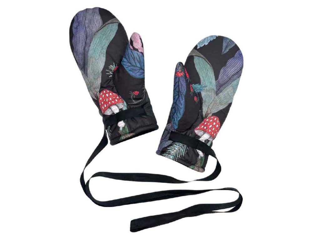 Варежки Зайцы с логотипом Varvara | Print Logo