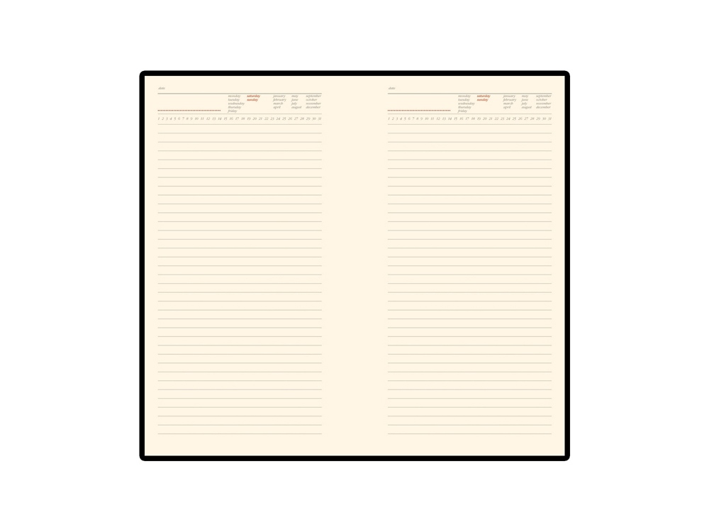 Ежедневник недатированный А5 Firenze, зеленый (Р)