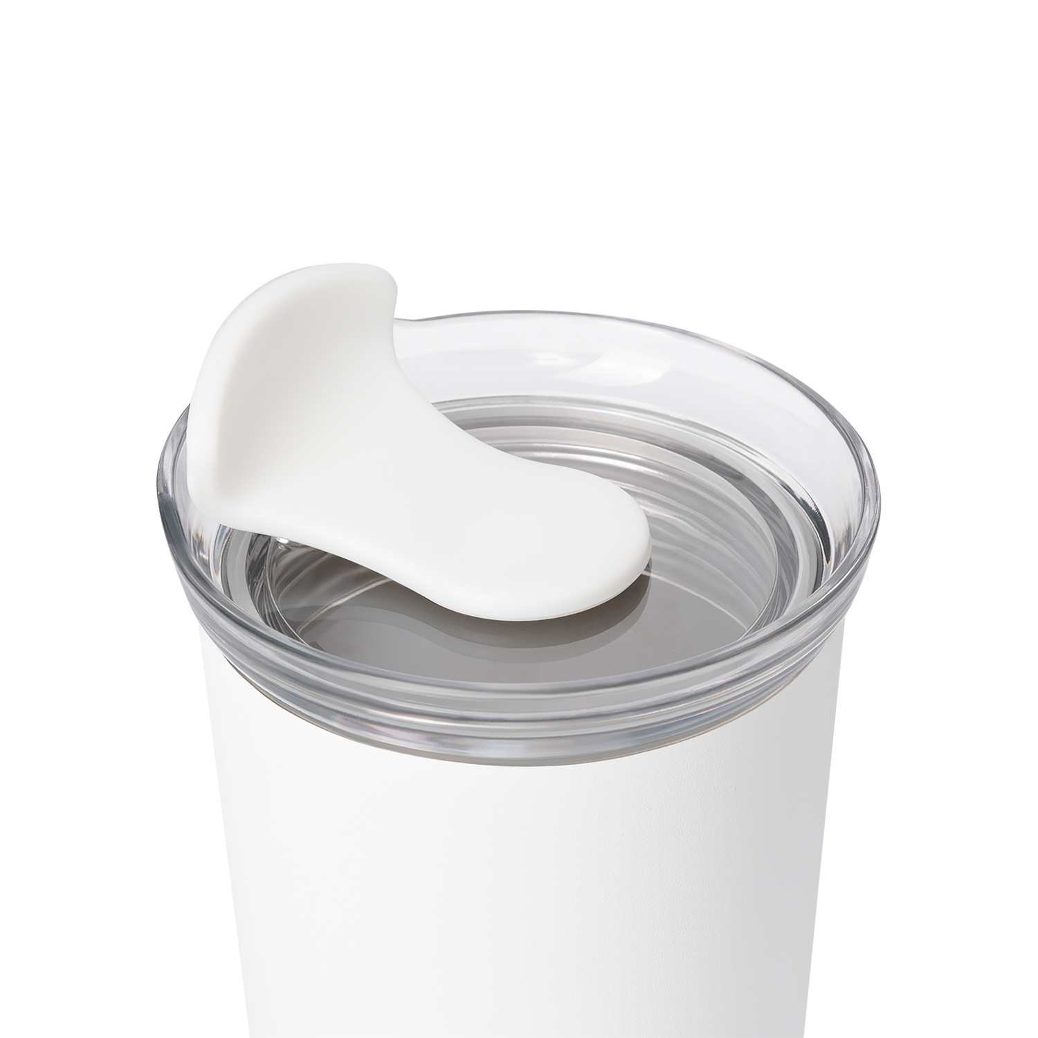 Термокружка вакуумная Strada, белая